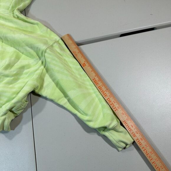 Nike Sportswear Phoenix Fleece Swirl Hoodie Women Medium Green Light CROPPED - Picture 10 of 12